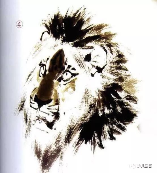 国画走兽:狮子画法