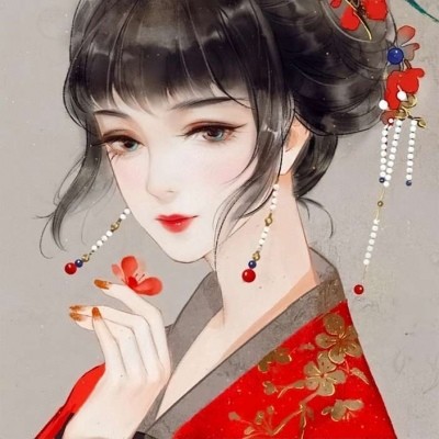 女生古风头像:灯花易碎,人情两忘,故事回首,谁人剪短往事