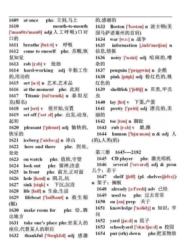 大学英语1744个单词大全(带音标),学霸必备!_腾讯新闻插图(32)