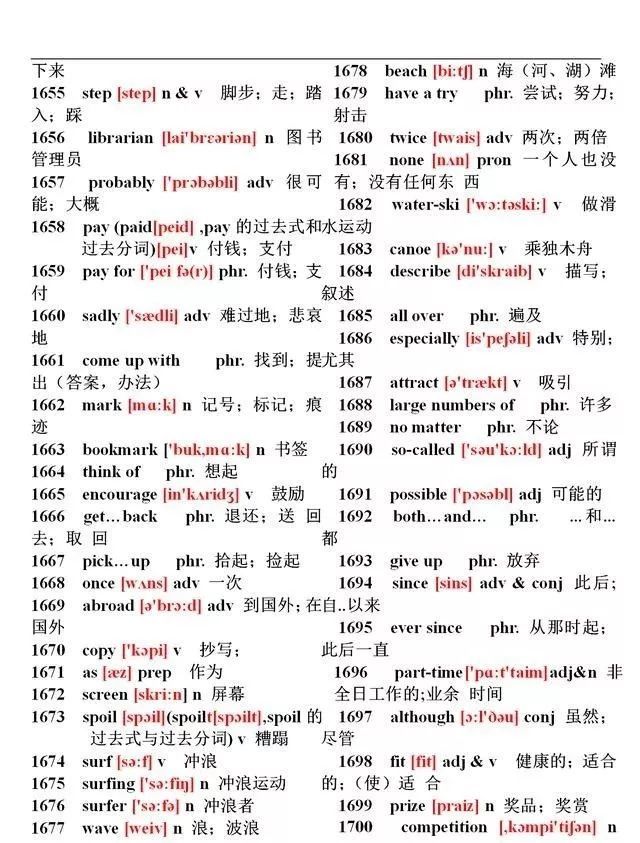 大学英语1744个单词大全(带音标),学霸必备!_腾讯新闻插图(33)