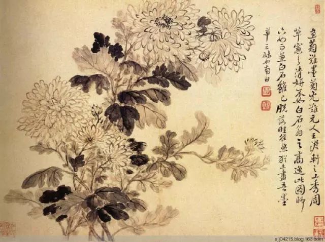 大师画菊:此花开尽更无花