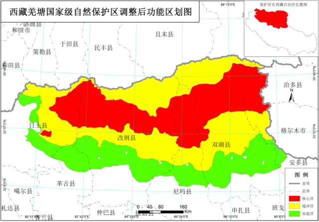 中国面积最大的自然保护区西藏羌塘自然保护区