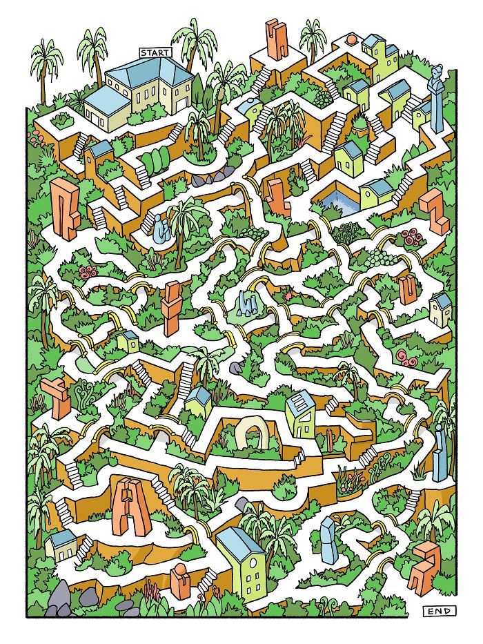 这个艺术家,用笔创造了27个迷宫,异常漂亮,简直令人难以置信!