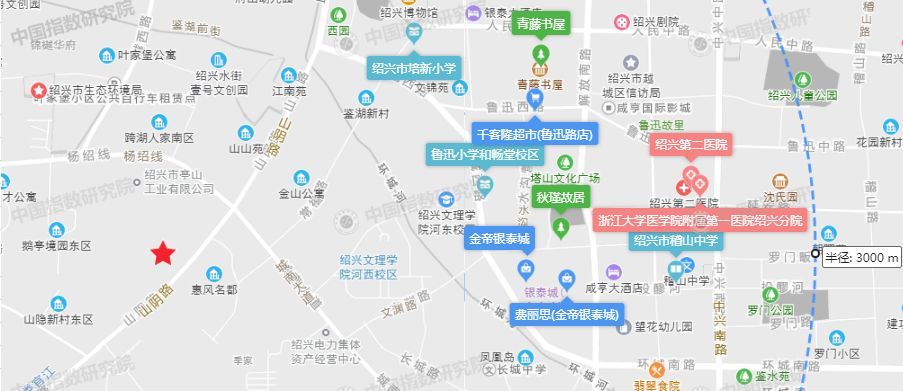 中梁1238亿竞得绍兴越城区119亩宅地楼面价8022元