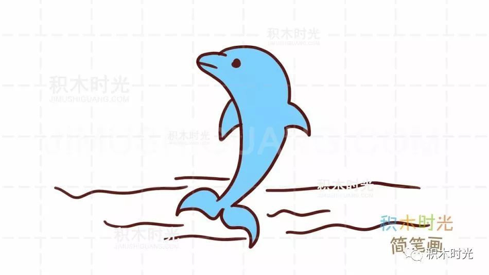 海豚简笔画教程,画可爱的海豚简笔画_腾讯新闻