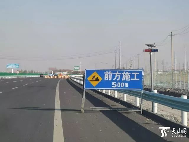 另一处s114线昌吉市至乌鲁木齐市米东区方向k17公里 100米至k14公里