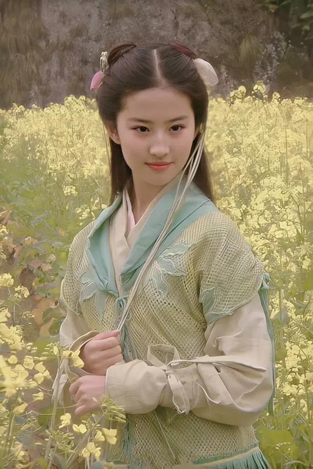 刘亦菲10年前旧照罕见流出无美颜下的神仙颜值看到最后心化了