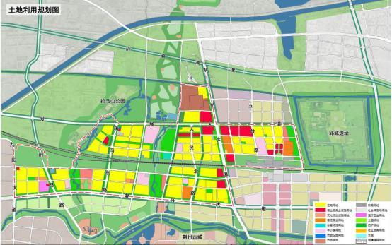 200平方公里大城市值得期待 郢城镇规划公示 荆州中心