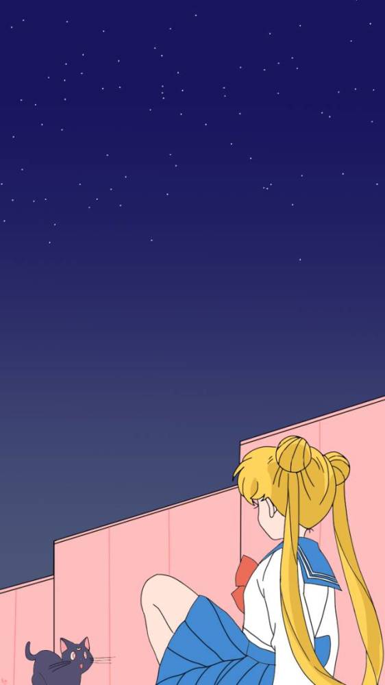 美少女战士可爱壁纸背景图