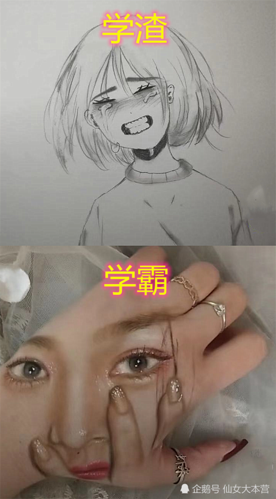 同样是美术生画画学渣vs学霸差别很大网友见识了