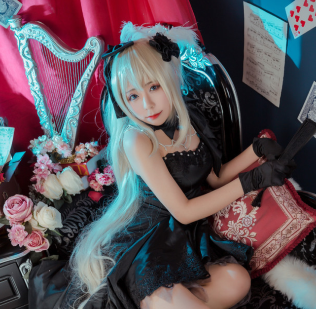 cosplay:fate grand order,玛丽好漂亮的呢
