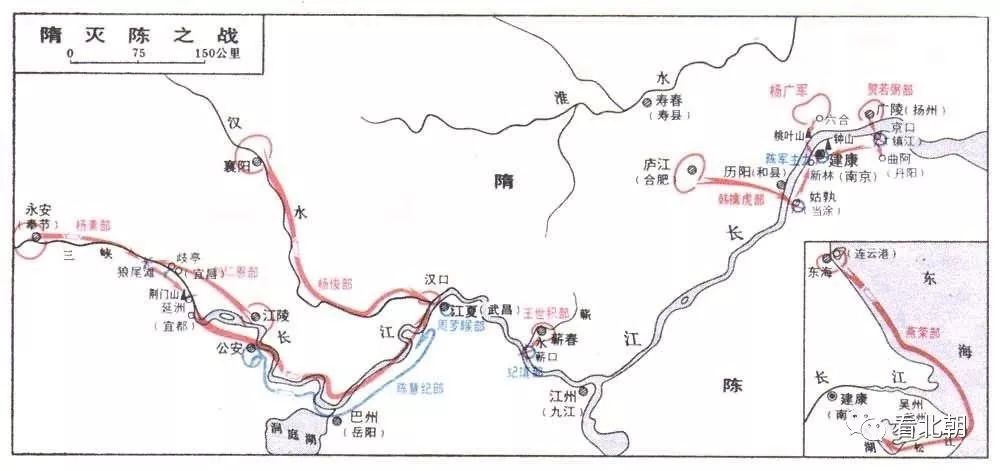 隋灭陈之战,图/网络.