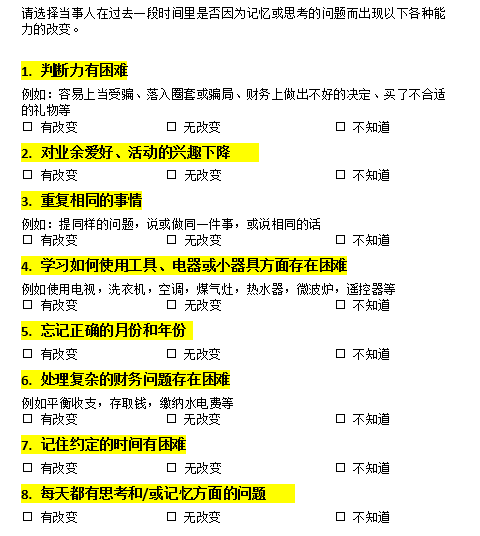 怀疑家人有老年痴呆?这些测试做做看!