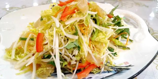 娃娃菜拌海蜇皮 原价22元