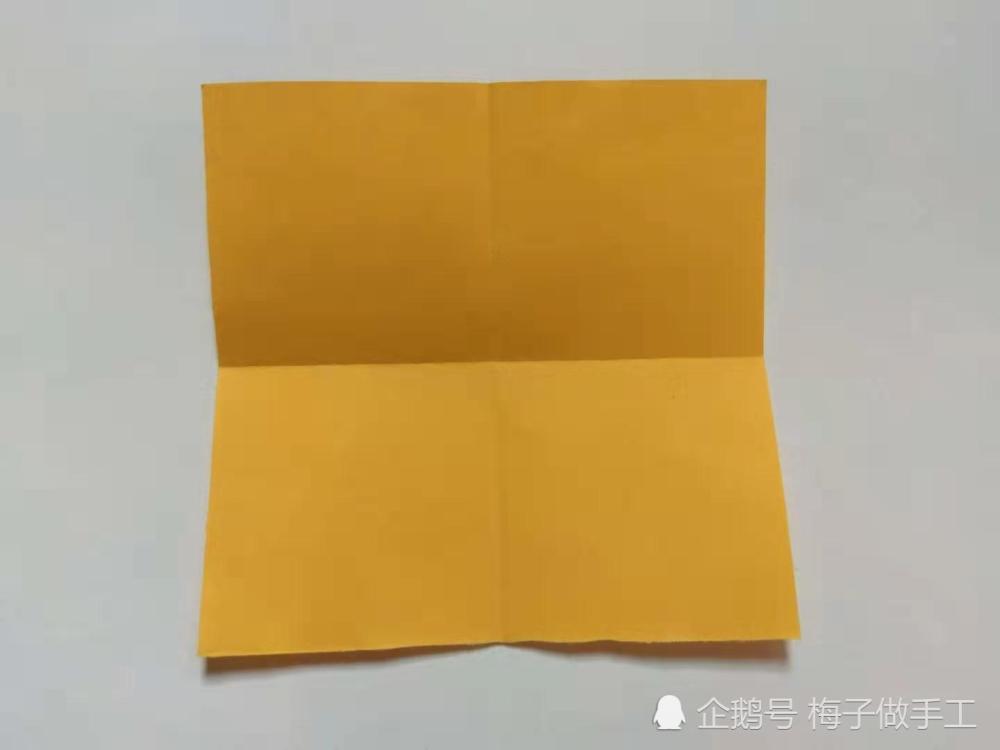 儿童手工折纸:桌子怎么折?梅子教你折一张小圆桌和小方桌