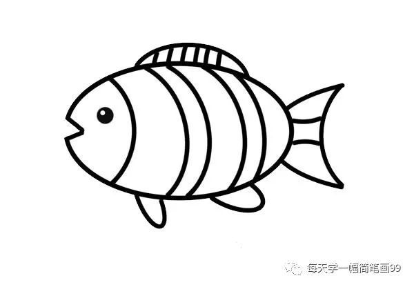 自在真可爱,小编今天就来教教大家如何画一只可爱的小鱼简笔画吧,简单