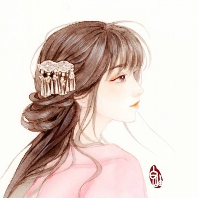 古风女生头像:人间散,来世情,温柔一画,岁月无情,冷我