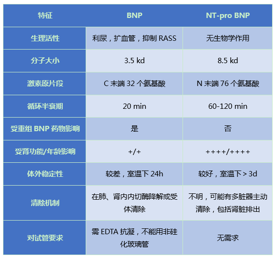 脑型钠尿肽(bnp)和c型钠尿肽(cnp,前两者主要来源于心肌,主要由心房