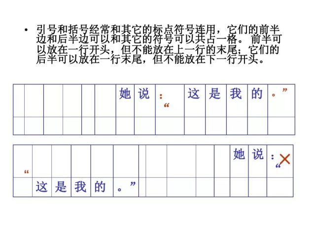 3.引号改用『』和「」.括号的两部分分别放在被标明词语的上下. 4.