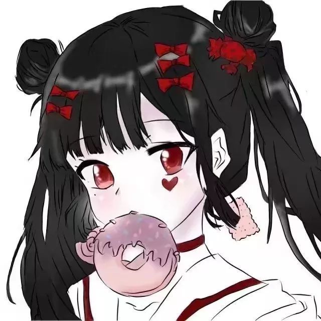 病娇可爱动漫女生头像!