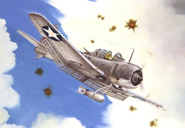 与鱼雷机不同,俯冲轰炸机是从空中向目标俯冲来投放炸弹.