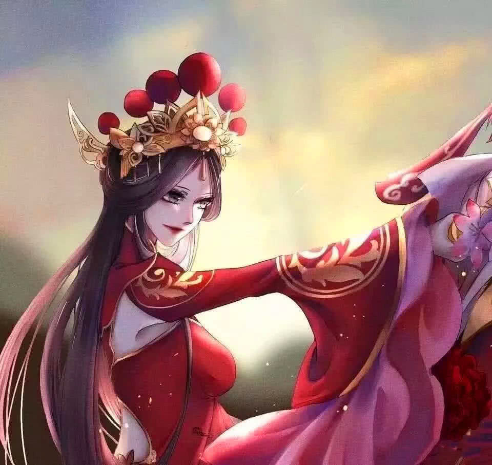 情侣头像:"我的意中人是个盖世英雄,总有一天他会来踏着……"