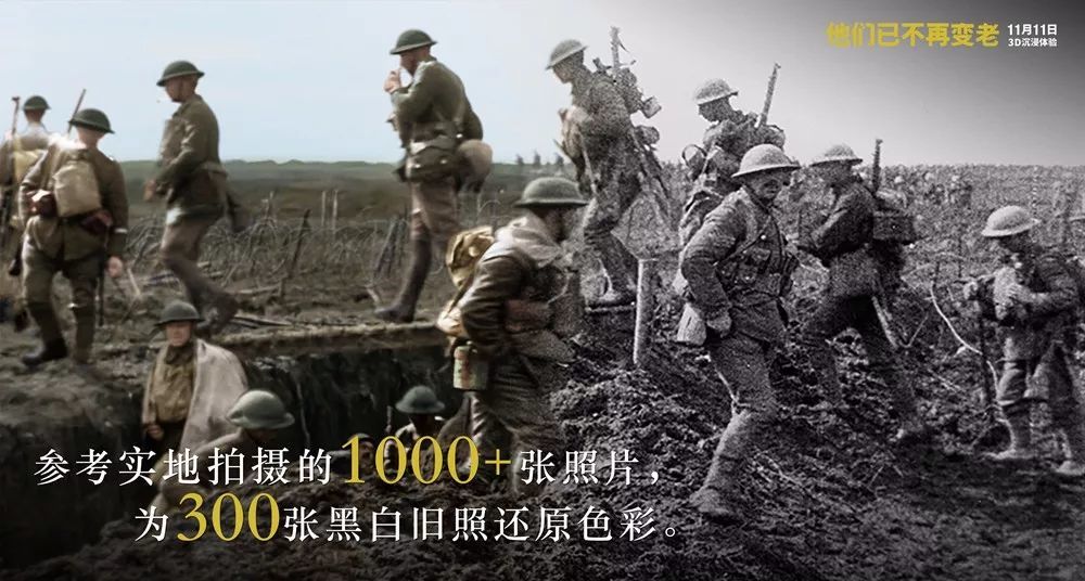 电影聚焦于1914年到1918年一战士兵的日常生活,片中大部分史料均为