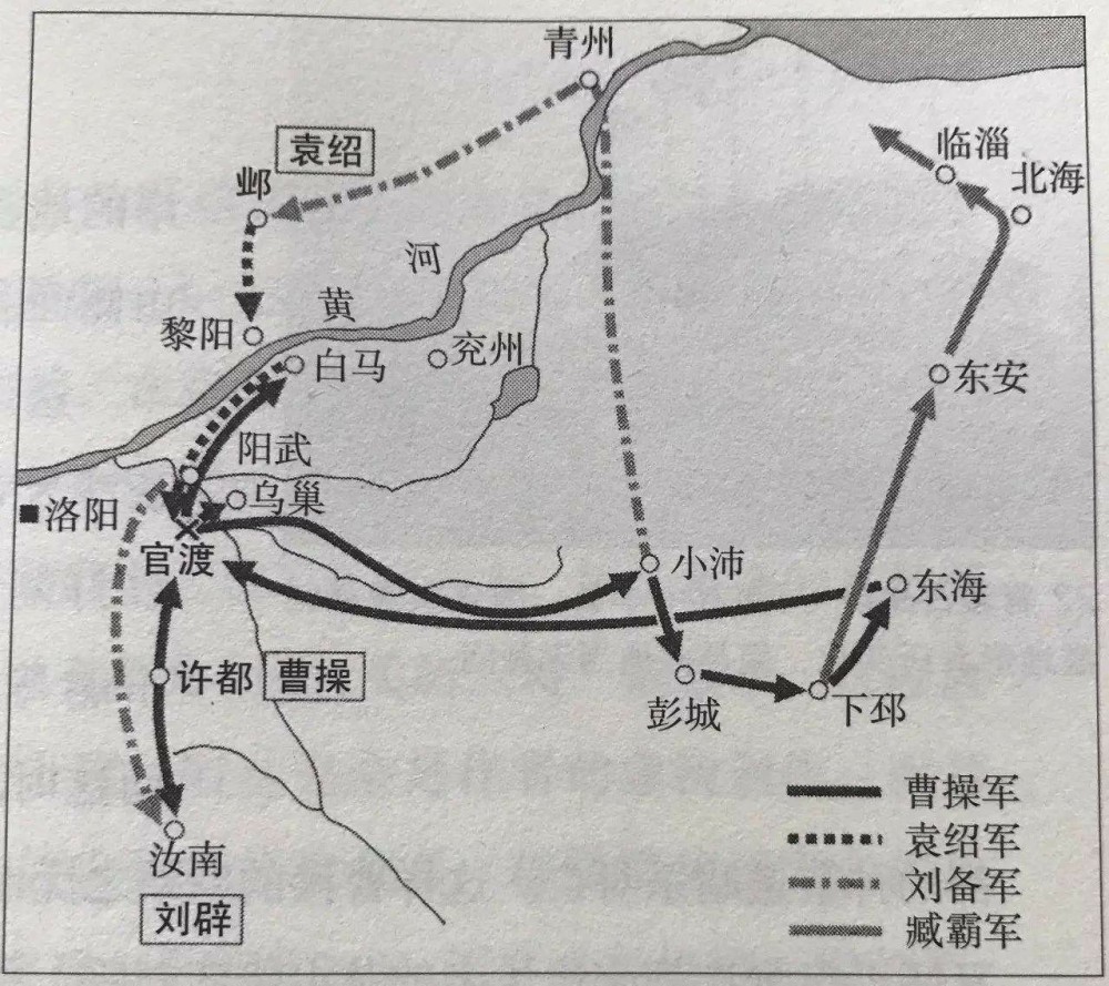 官渡之战曹操的一计却让袁绍军损失上万人可见曹操的谋略之深