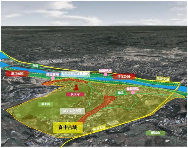 古韵资中规划图