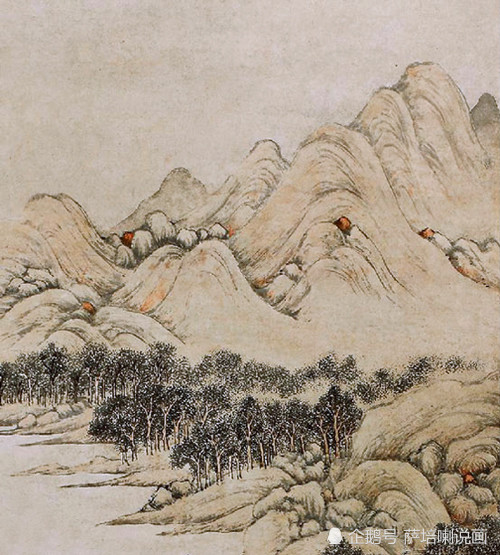 热爱山林,享受生活,明代画家丁云鹏绘《王维诗意图》