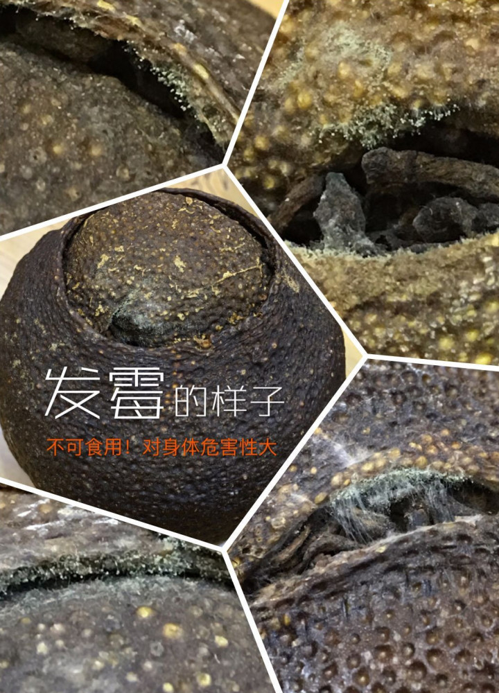 小青柑霜与霉的区别:小青柑白霜与发霉有什么不同之处