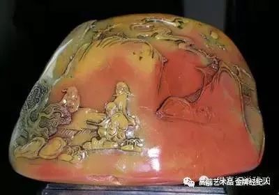高山桃花冻石