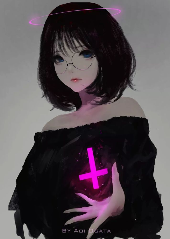 暗黑高冷系少女插画你最pick哪一个小姐姐