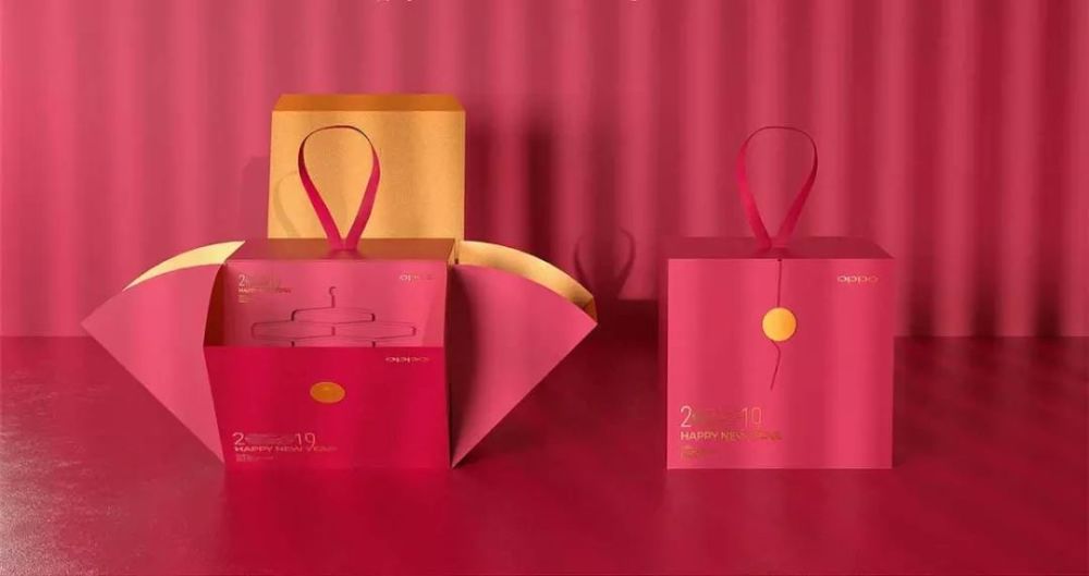 oppo 2019年的新年礼盒包装设计分享