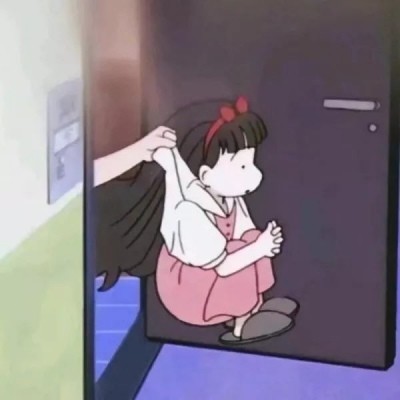 可爱女生头像:拉黑删除是小孩子才做的事情,我们连想起都已成过去