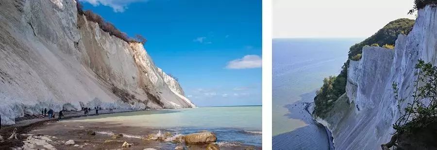 如果您来到南西兰岛,默恩陡崖绝对不容错过——崖顶的小径在林地间