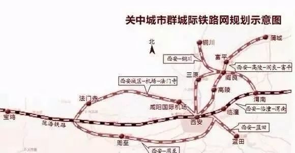 关中城际铁路规划图西安铁路规划局