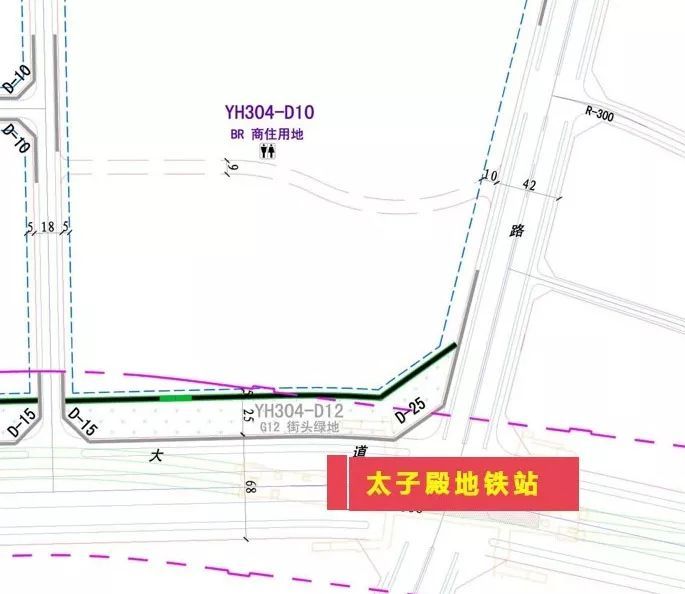 高新太子殿站地铁上盖地块将引进大型商业!