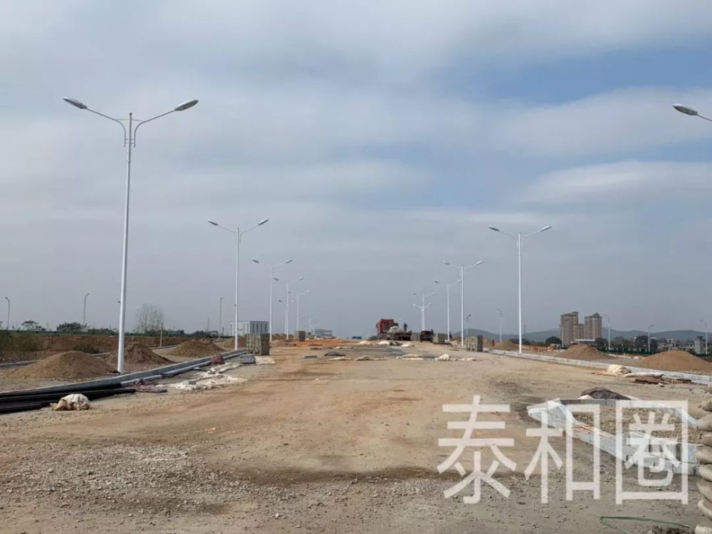 滨江路西延项目是为了缓解泰和大桥交通拥堵规划建设的.