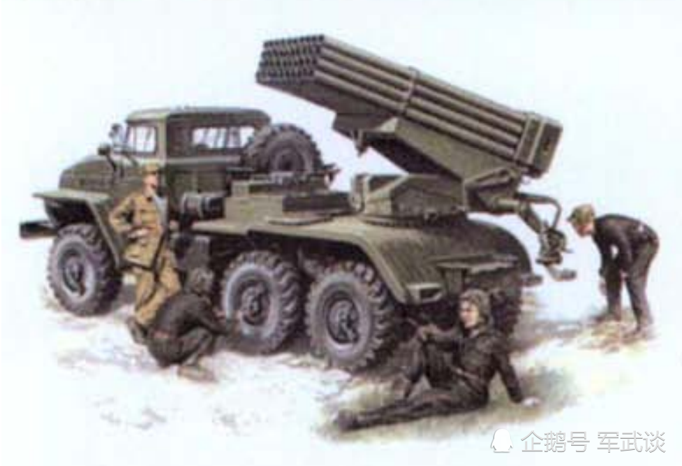 bm-21"冰雹"多管火箭炮