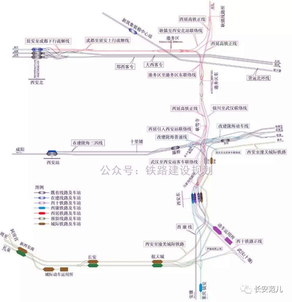 西安东站规划位置示意图