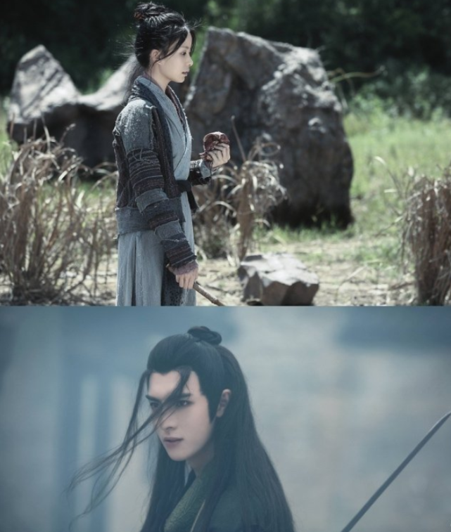 还记得《陈情令》中"阿箐"吗?将头发染白后,美得不敢