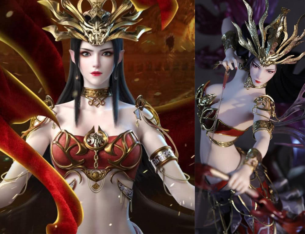 斗破动画当美杜莎云韵美照制作成动漫壁纸后网友太美