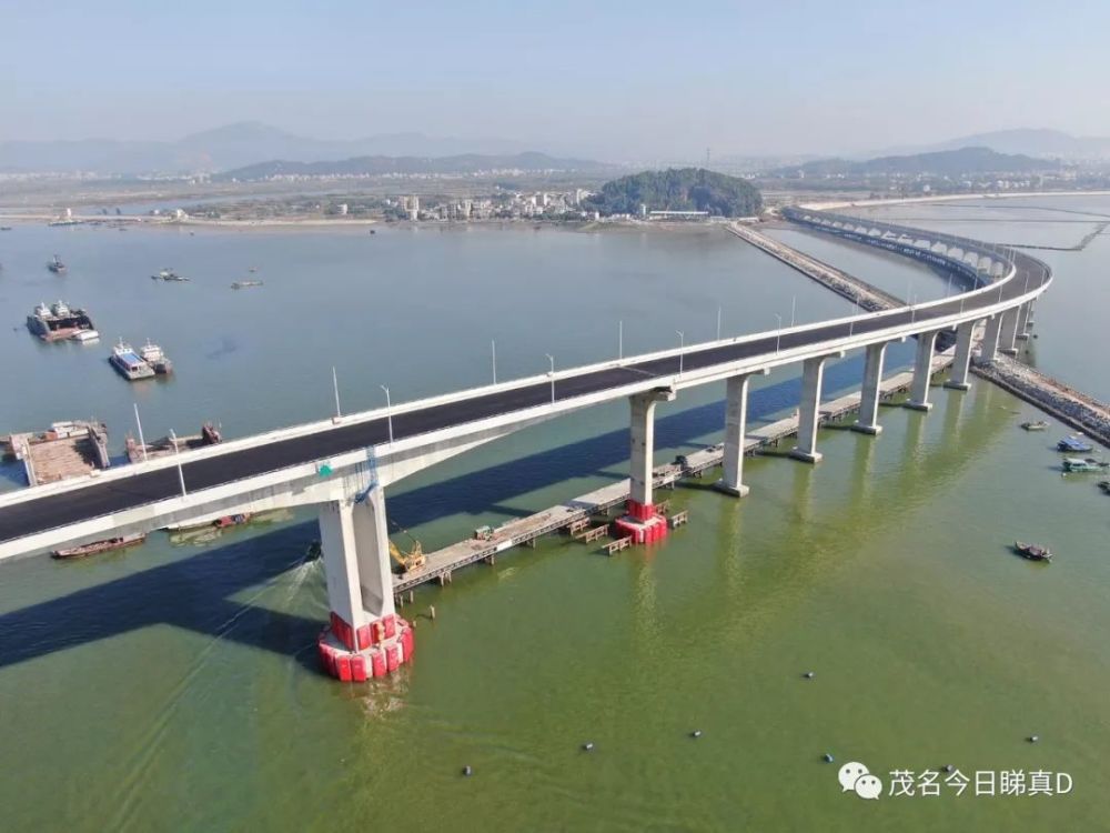 博贺湾大桥即将通车广东滨海旅游公路茂名段也将要开工了