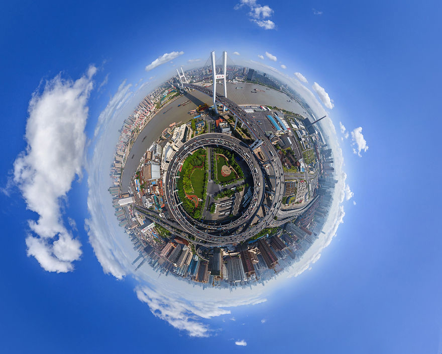 数据禾 | 360°全景航拍图片