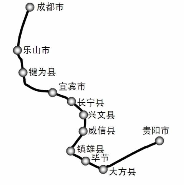 成贵高铁将于12月底全线通车,贵阳,成都两地进入3小时交通圈