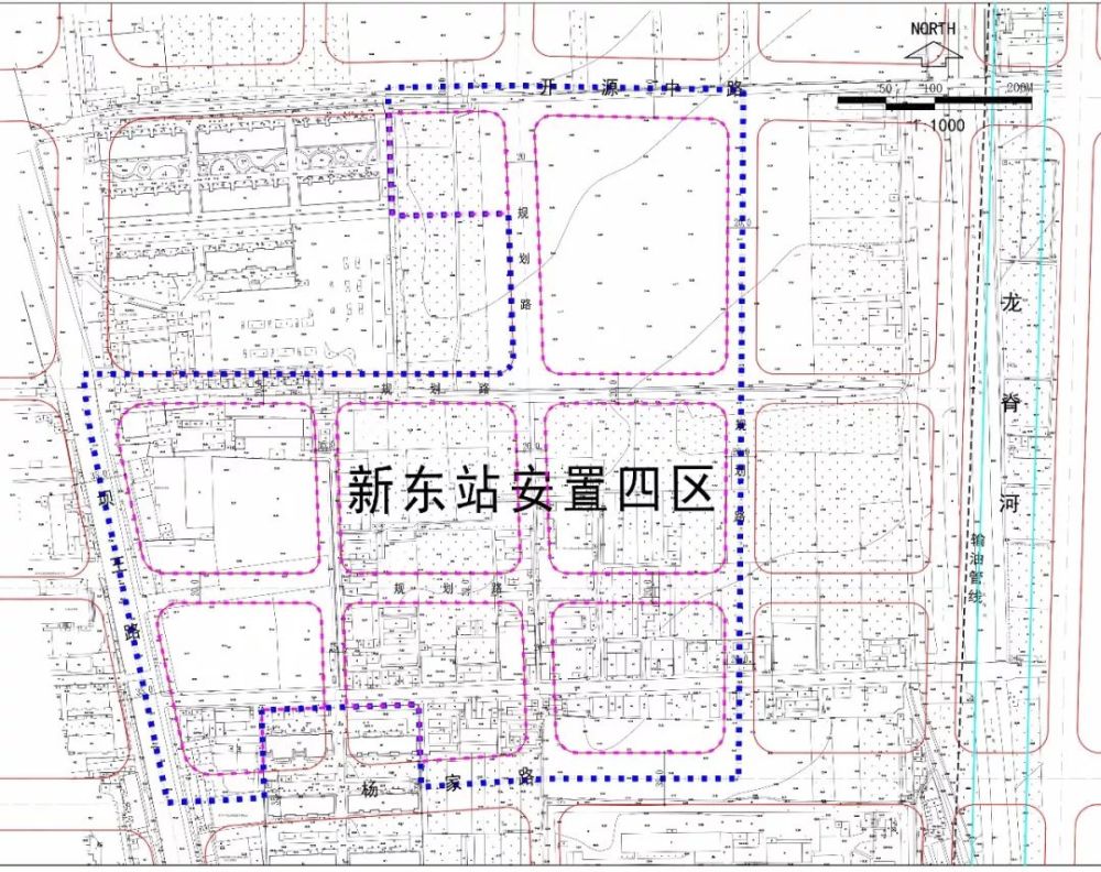 而且该地块安置房建设规划需落实新东站片区控规,核心区城市设计及