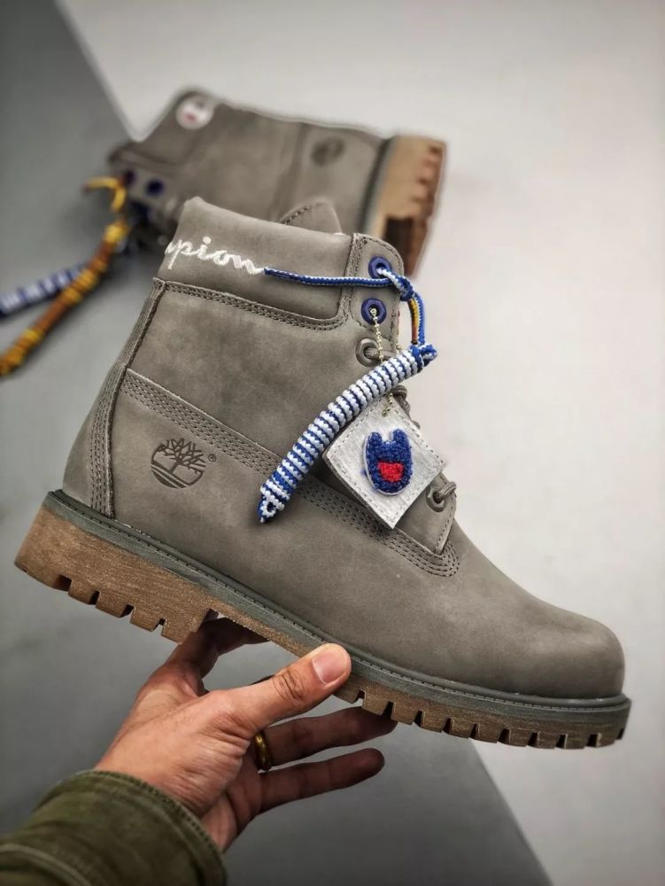 大灰靴timberland x champion冠军联名开箱测评!