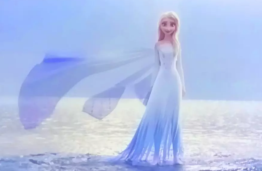 冰雪奇缘2:艾莎换了四条裙子,你最喜欢哪一条?