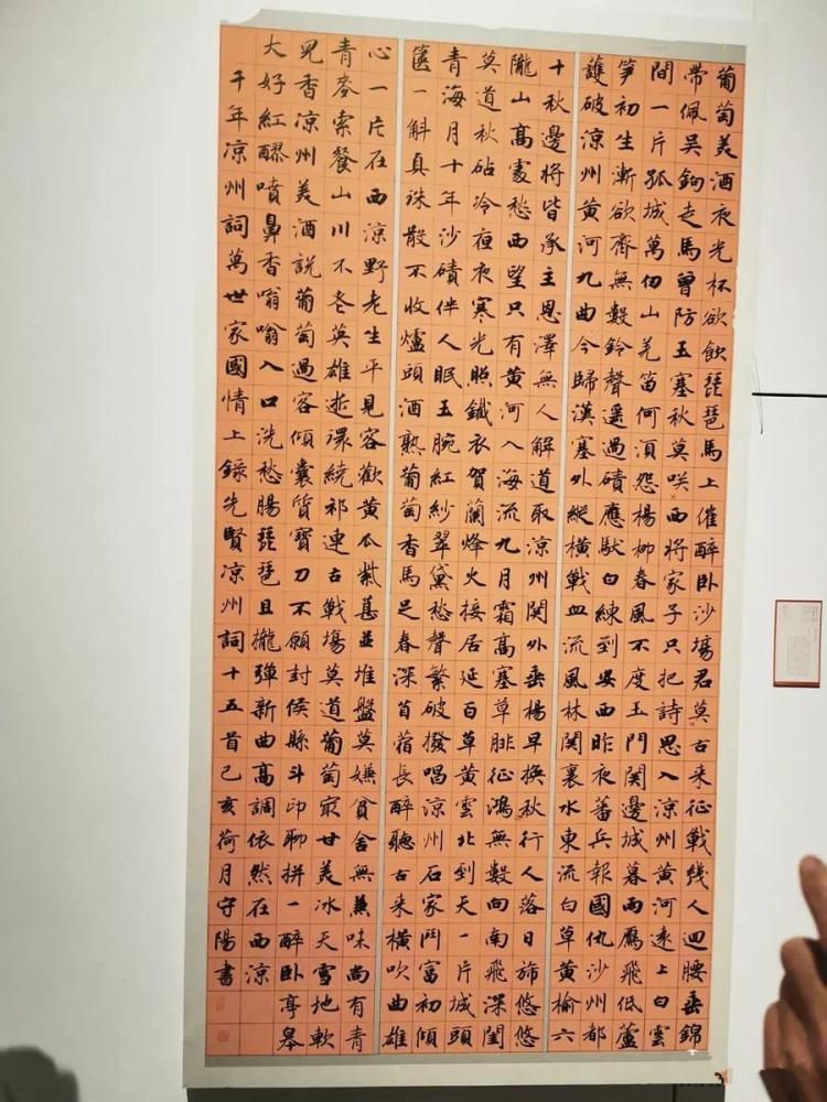 亮亮十二届国展的楷书